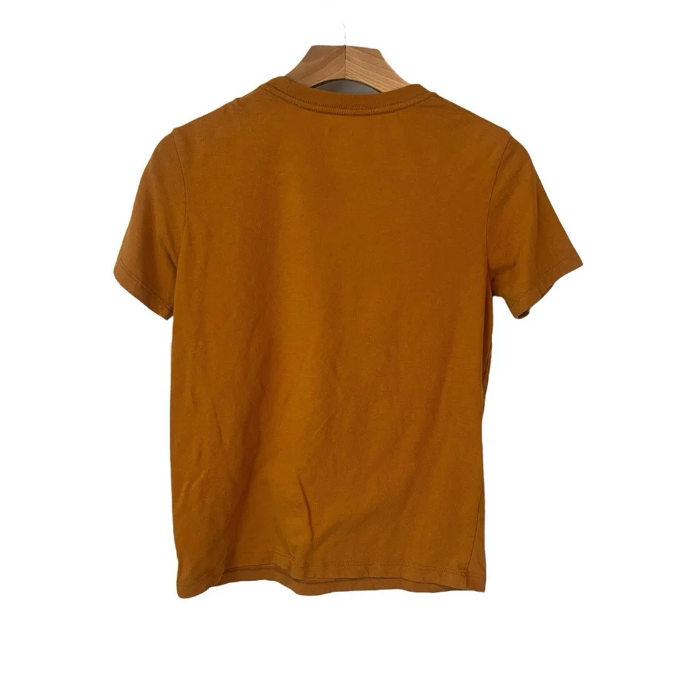 Old Navy Youth T-Shirt Large Mustard Surfing Graphic Tee
